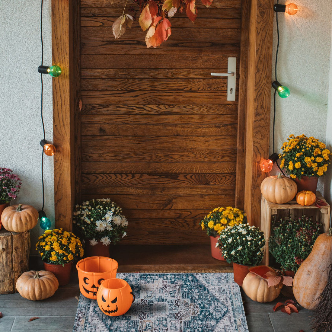 Spooktacular and Spotless: Halloween Decor with Washable Rugs