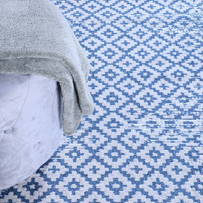 Cobalt Skies - Indoor Soft-Touch Rug