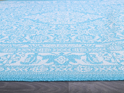 Coastal Calm - Machine-Washable Indoor/Outdoor Rug