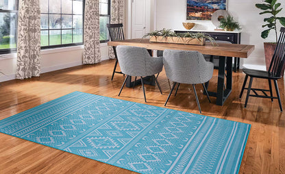 Aqua Breeze - Machine-Washable Indoor/Outdoor Rug