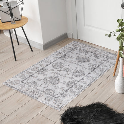 Aethereal Bloom - Machine Washable Area Rug