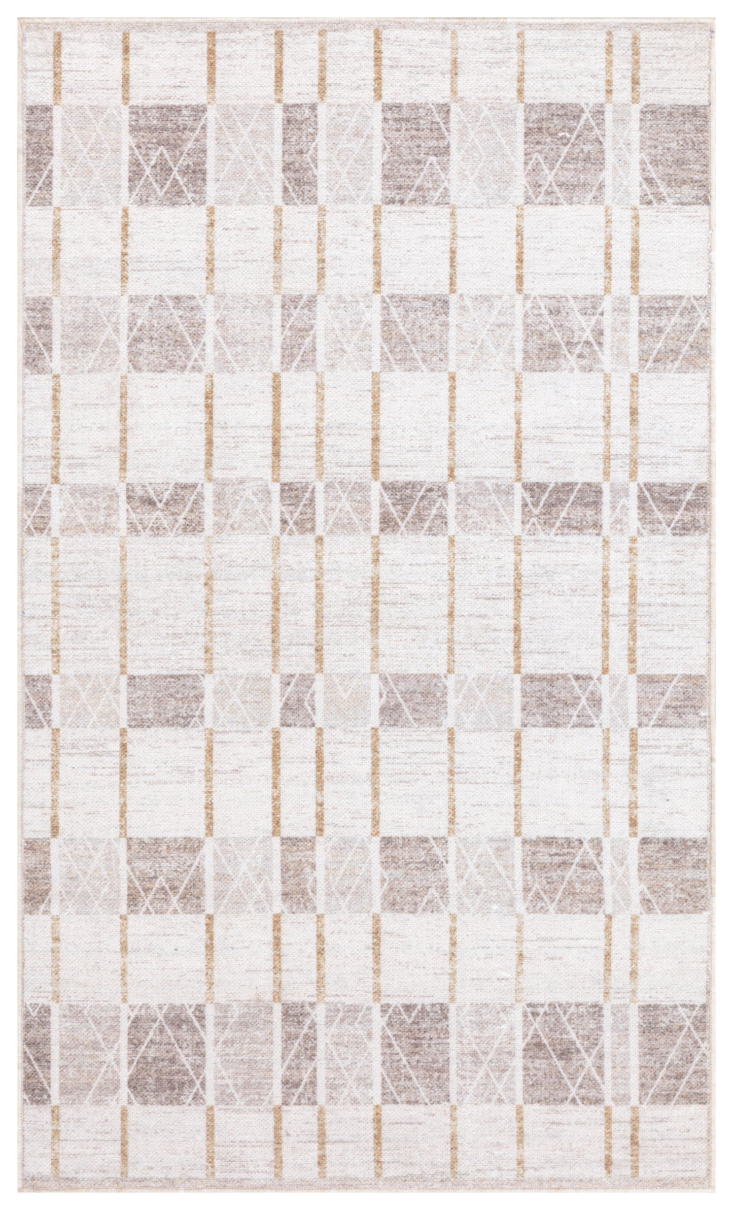 Modern Mosaic - Machine Washable Area Rug