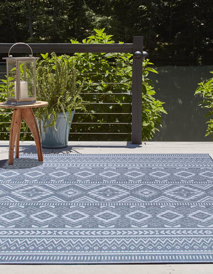 Misty Morning - Machine-Washable Indoor/Outdoor Rug