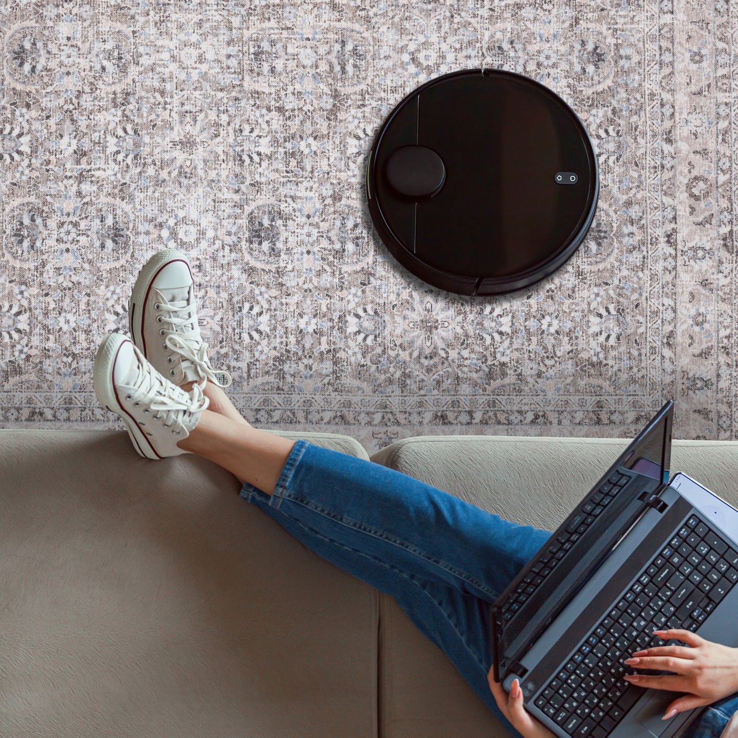 Mystic Dots - Machine Washable Area Rug