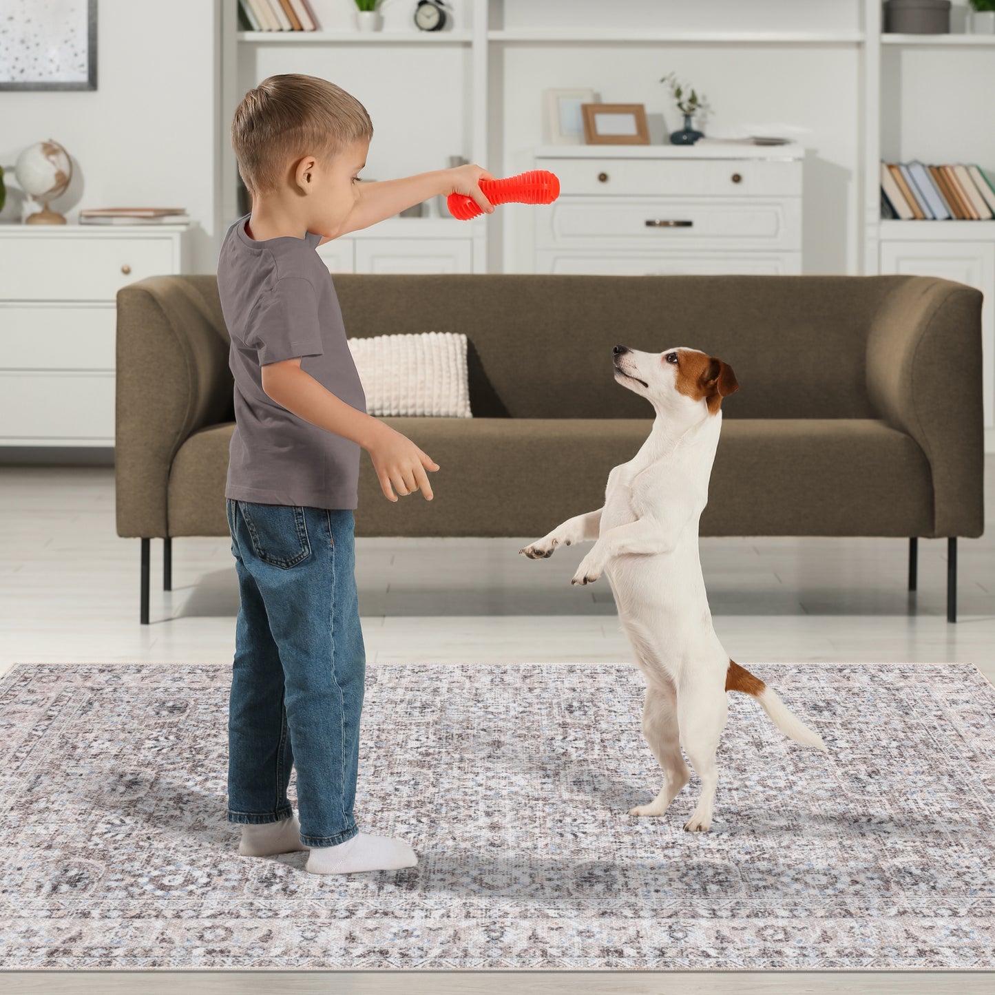 Mystic Dots - Machine Washable Area Rug