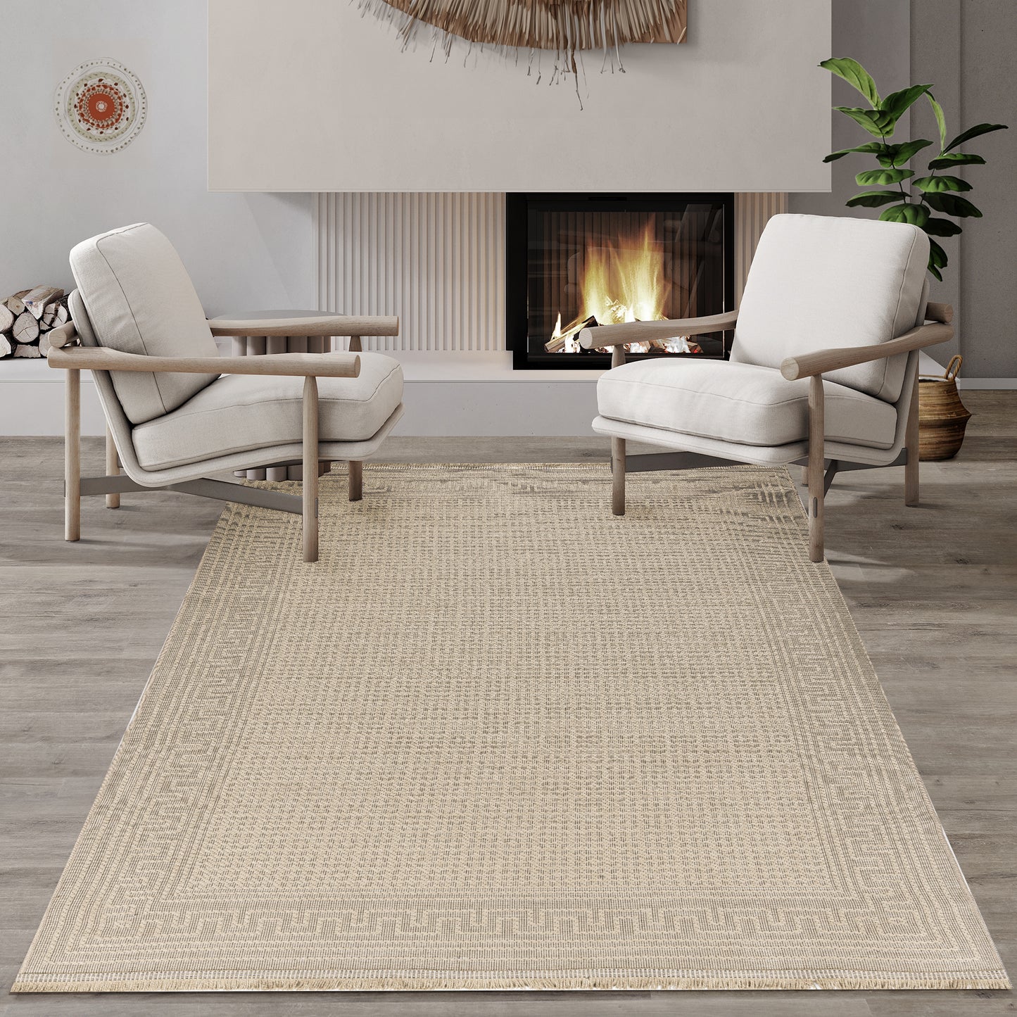 Natural Jute Oasis - Machine Washable Jute Rug