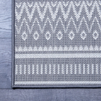 Misty Morning - Machine-Washable Indoor/Outdoor Rug