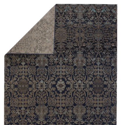 Bespoke Weave Indoor/Outdoor Blue/Gray Runner Rug