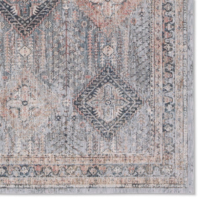 Diamante Terracotta Indoor/Outdoor Brown/Gray Runner Rug