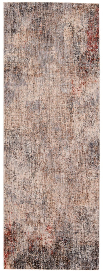 Rustic Patina Indoor/Outdoor Multicolored/Beige Runner Rug