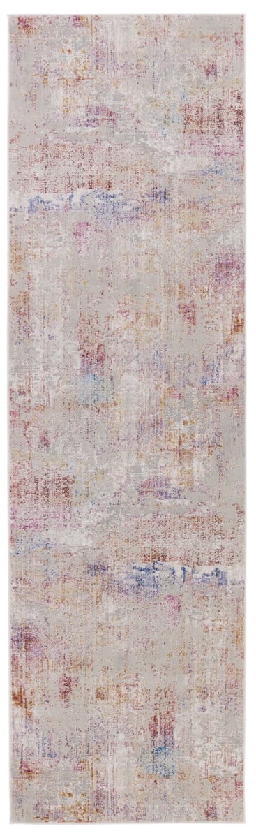 Aurora Indoor/Outdoor Multicolored/Pink Runner Rug