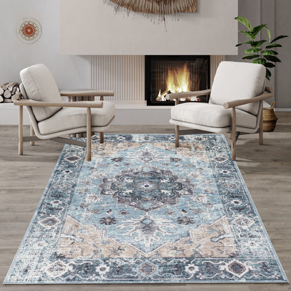 Parisian Charm - Machine Washable Area Rug