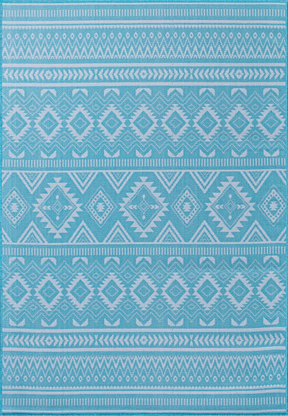 Aqua Breeze - Machine-Washable Indoor/Outdoor Rug