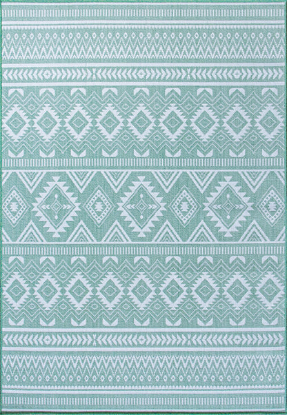 Emerald Oasis - Machine-Washable Indoor/Outdoor Rug