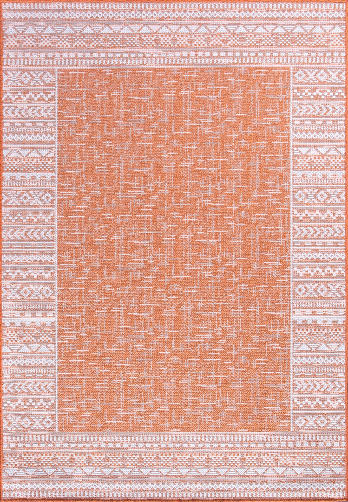 Terracotta Sunset - Machine-Washable Indoor/Outdoor Rug