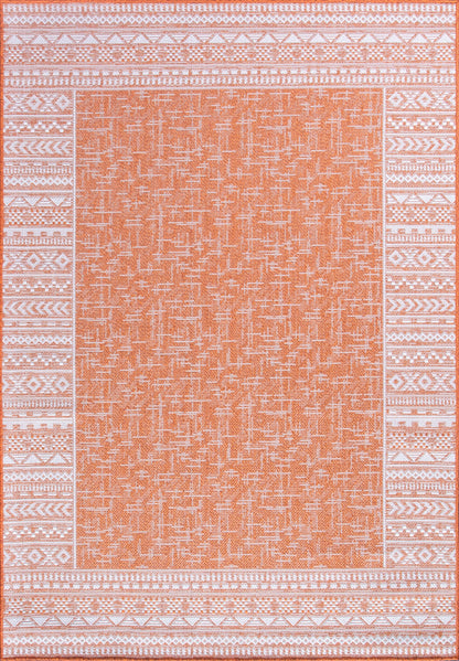 Terracotta Sunset - Machine-Washable Indoor/Outdoor Rug