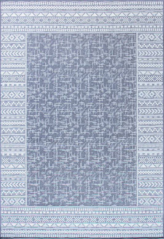 Stormy Horizon - Machine-Washable Indoor/Outdoor Rug