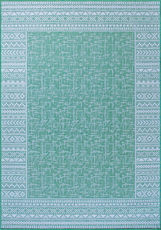 Jade Whisper - Machine-Washable Indoor/Outdoor Rug