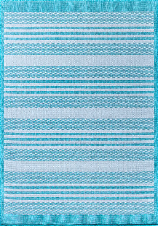 Aqua Serenity - Machine-Washable Indoor/Outdoor Rug