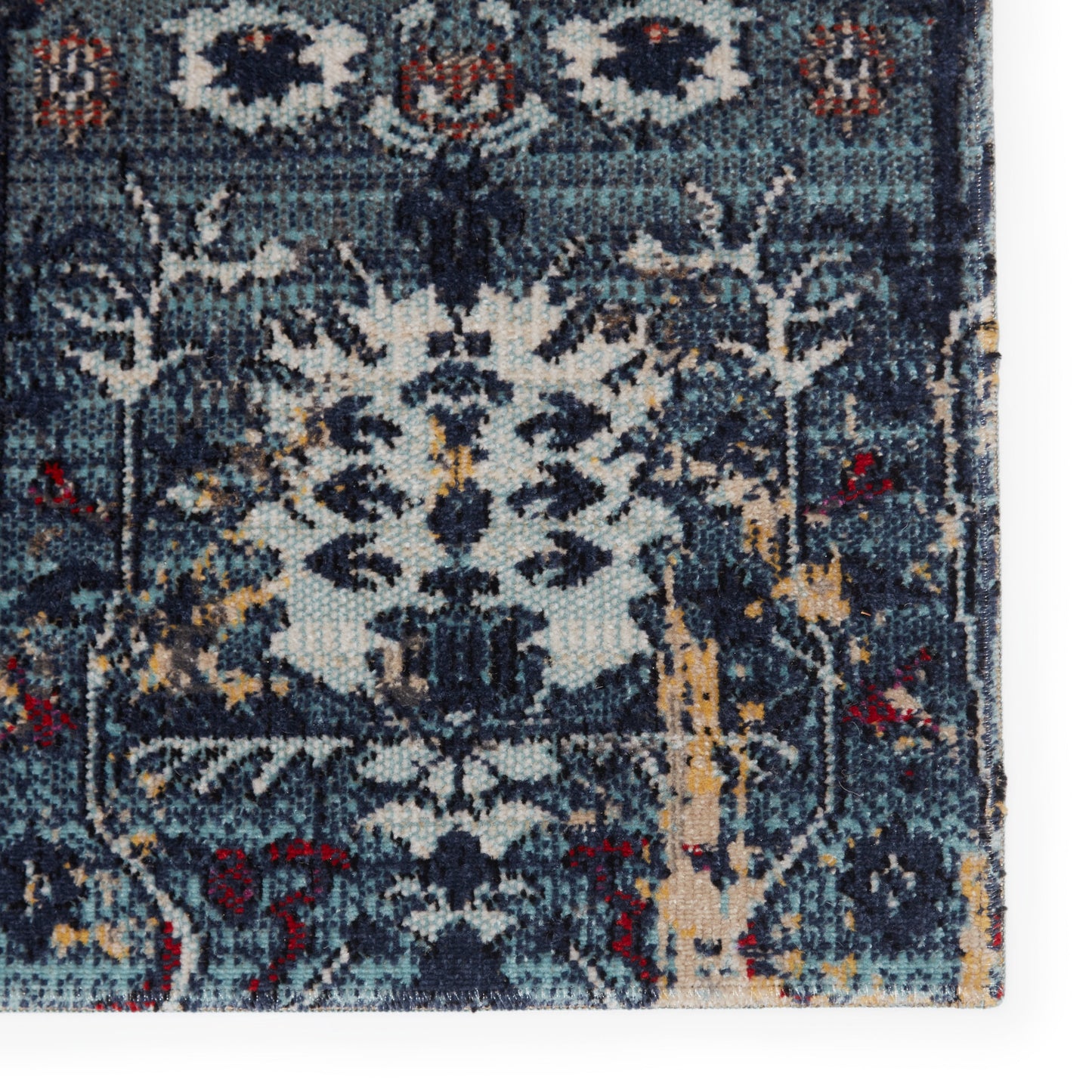 Tranquility Radiance Indoor/ Outdoor Trellis Blue/ Beige Area Rug