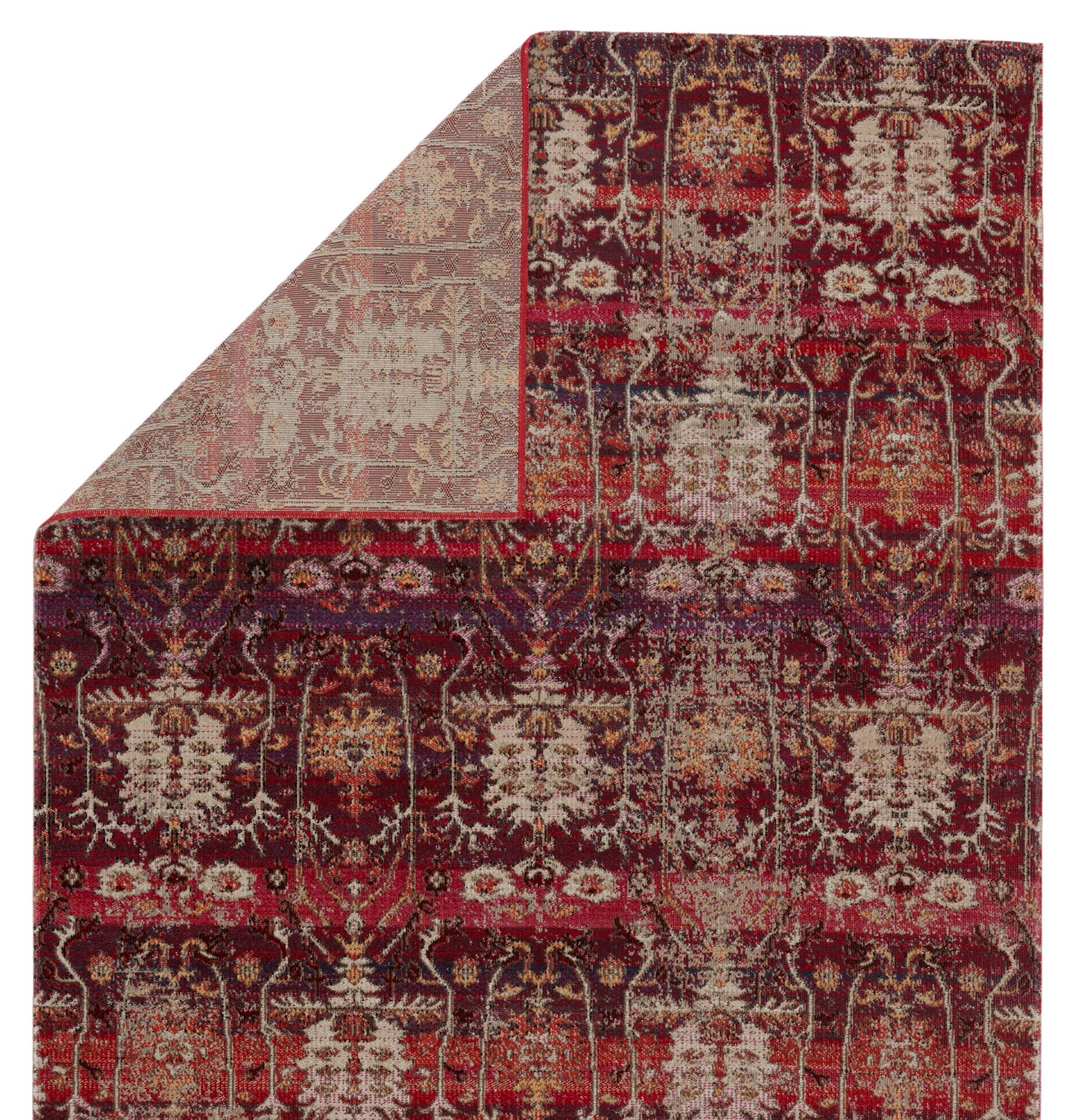 Tranquility Radiance Indoor/ Outdoor Trellis Red/ Beige Area Rug