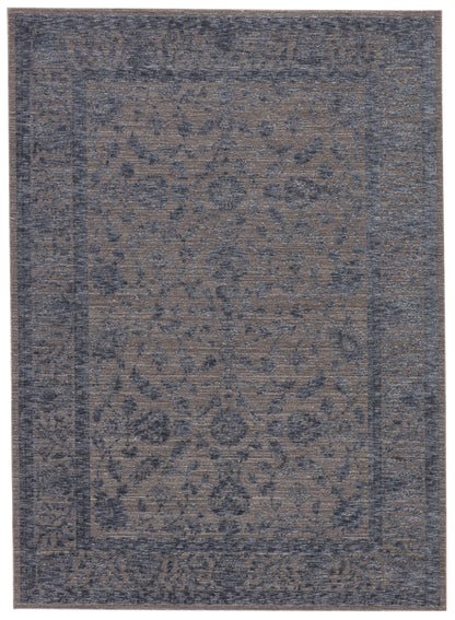 Nova Joyful Oriental Blue/ Gray Area Rug