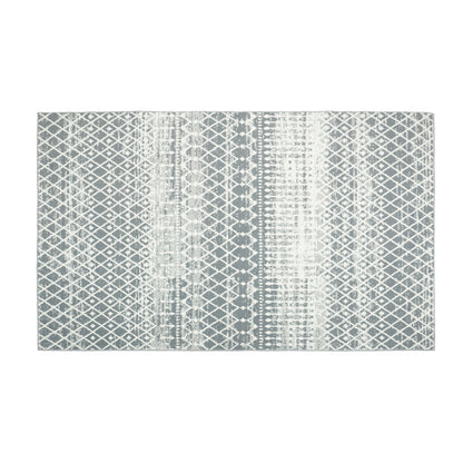 Elegant Ivory Trellis - Machine Washable Area Rug