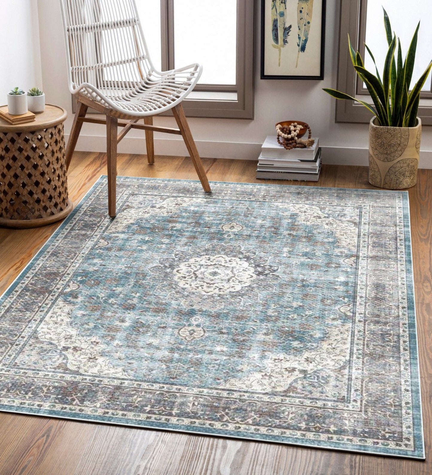 Tranquil Tide - Machine Washable Area Rug