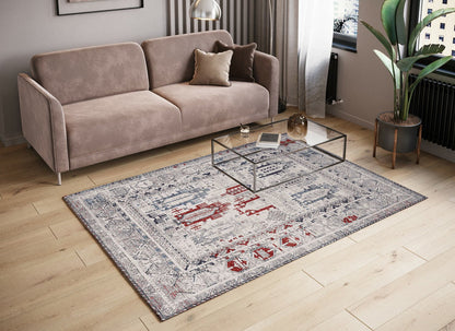 Frosted Elegance - Machine Washable Area Rug