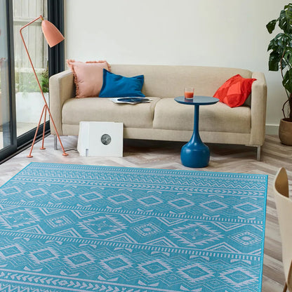 Aqua Breeze - Machine-Washable Indoor/Outdoor Rug