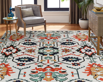 Kaleidoscope Dream - Machine Washable Tassel Area Rug