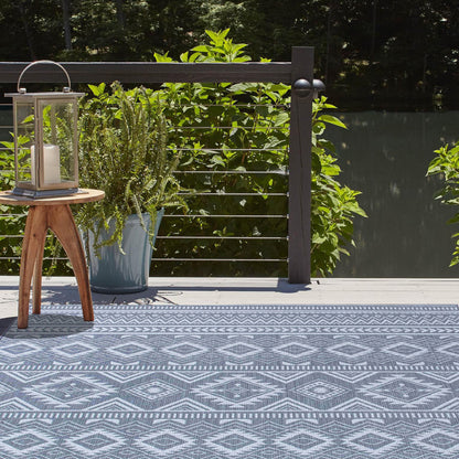 Misty Morning - Machine-Washable Indoor/Outdoor Rug