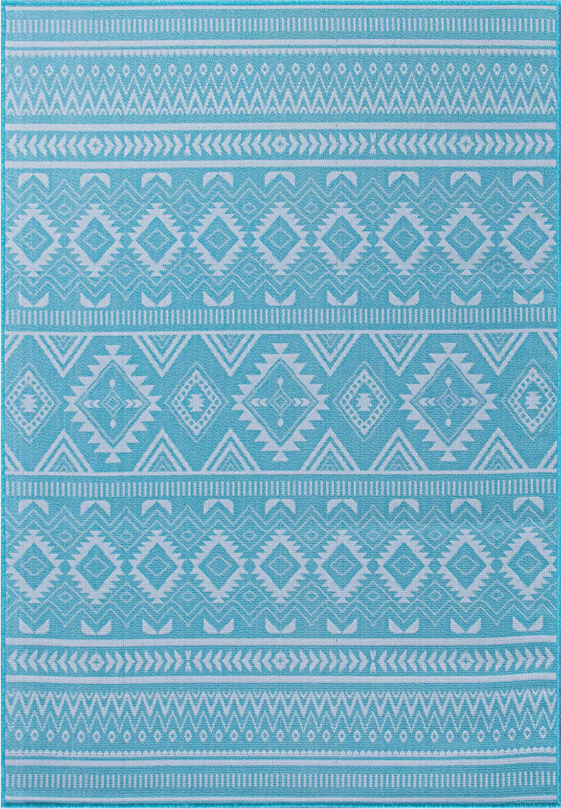 Aqua Breeze - Machine-Washable Indoor/Outdoor Rug