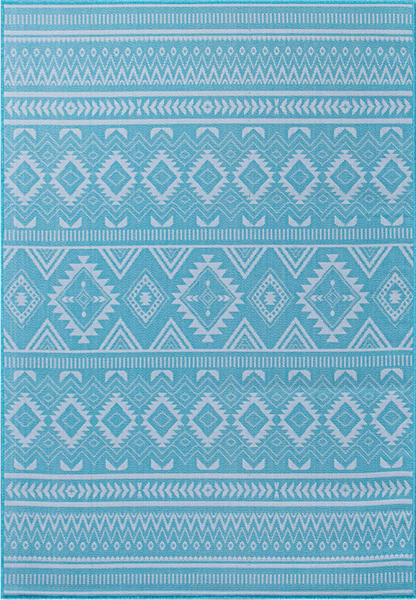 Aqua Breeze - Machine-Washable Indoor/Outdoor Rug