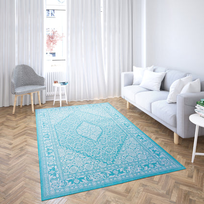 Coastal Calm - Machine-Washable Indoor/Outdoor Rug