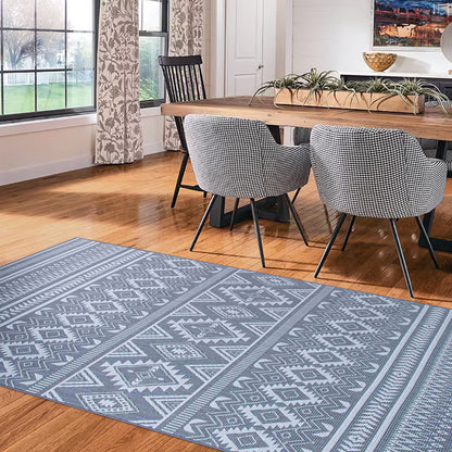 Misty Morning - Machine-Washable Indoor/Outdoor Rug