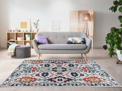 Kaleidoscope Dream - Machine Washable Tassel Area Rug