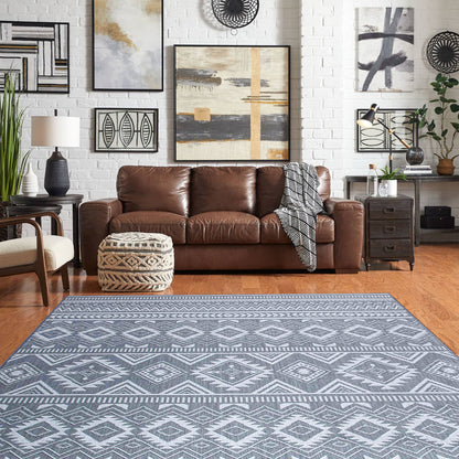 Misty Morning - Machine-Washable Indoor/Outdoor Rug