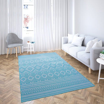 Aqua Breeze - Machine-Washable Indoor/Outdoor Rug