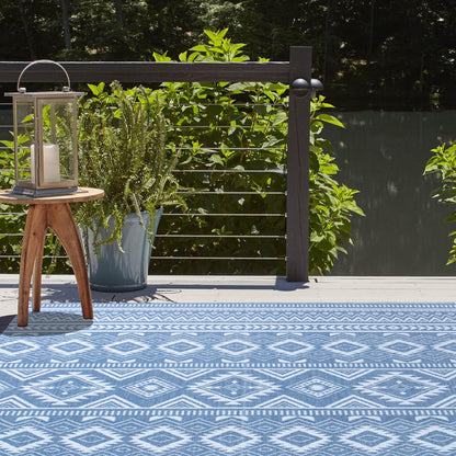 Ocean Depths - Machine-Washable Indoor/Outdoor Rug